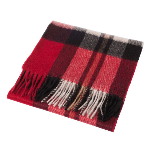 Tartan Weaving Mill 100% Cashmere Scarf Amplified Thomson Red - Heritage Of Scotland - AMPLIFIED THOMSON RED