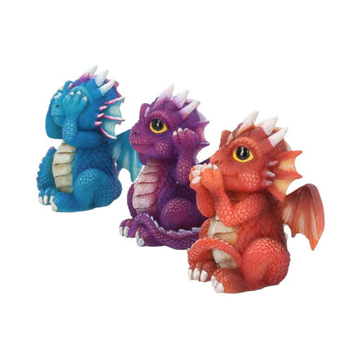 Three Wise Dragonlings 8.5Cm - Heritage Of Scotland - NA