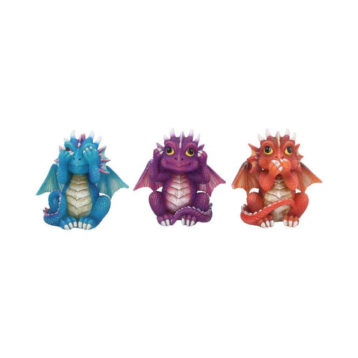 Three Wise Dragonlings 8.5Cm - Heritage Of Scotland - NA