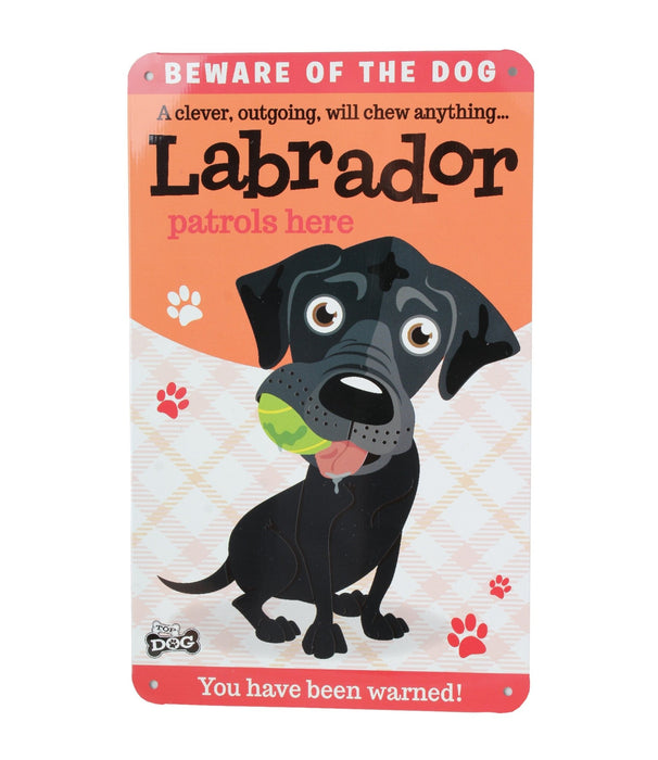 Top Dog/Cat Sign Labrador - Heritage Of Scotland - LABRADOR (BLACK)