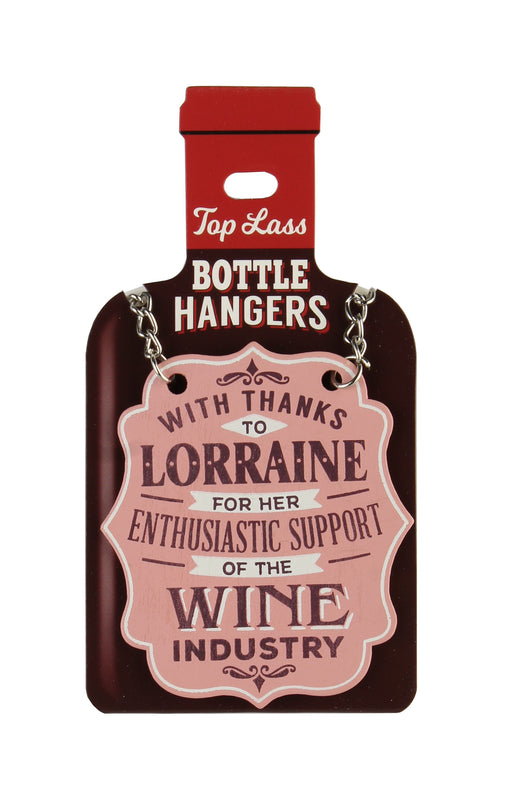 Top Lass Bottle Hangers Lorraine - Heritage Of Scotland - LORRAINE