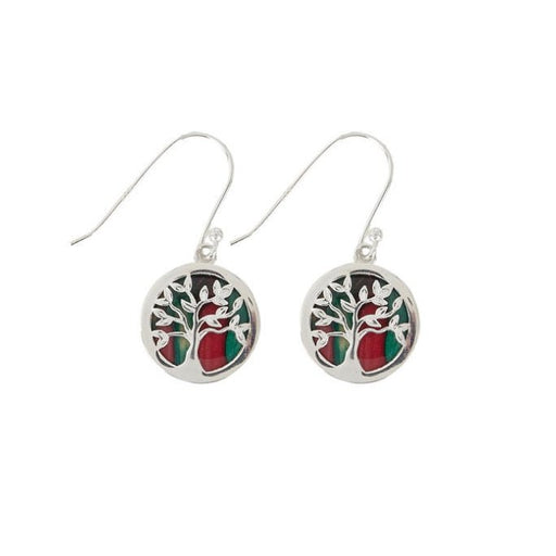 Tree Of Life Silver Earrings - Heritage Of Scotland - N/A