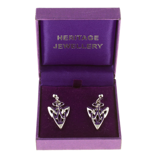 Triangular Drop Earring - Heritage Of Scotland - NA