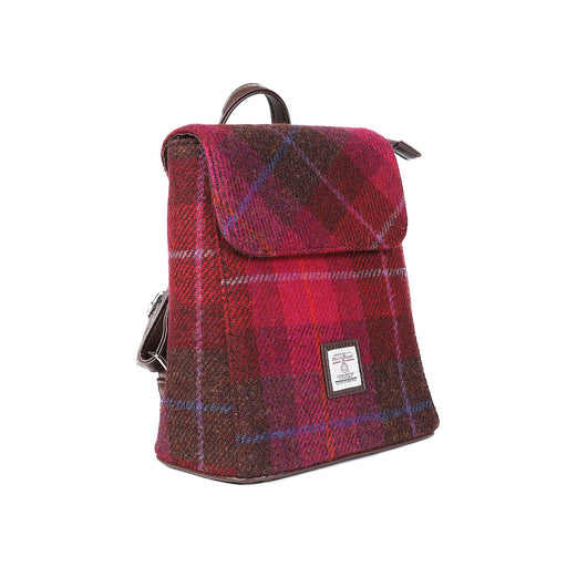 Tummel Backpack Deep Pink Tartan - Heritage Of Scotland - DEEP PINK TARTAN