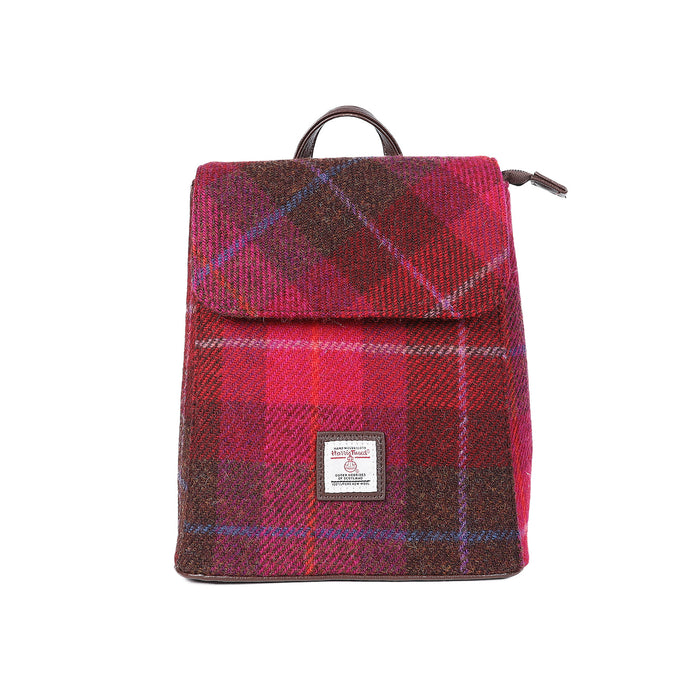 Tummel Backpack Deep Pink Tartan - Heritage Of Scotland - DEEP PINK TARTAN