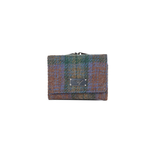Unst Clasp Purse With Card Section Skye Tartan - Heritage Of Scotland - SKYE TARTAN