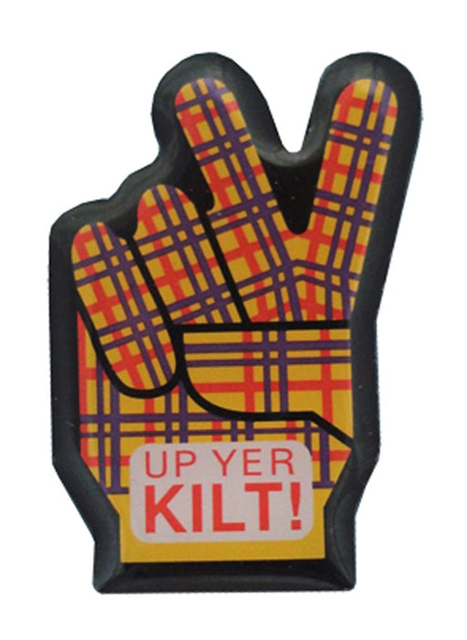 Up Yer Kilt Pin Badge - Heritage Of Scotland - NA