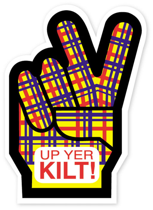 Up Yer Kilt Sticker - Heritage Of Scotland - NA