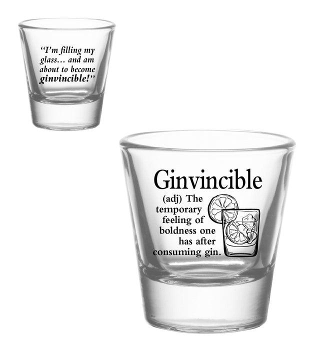 Urban Words Glass Ginvincible - Heritage Of Scotland - GINVINCIBLE