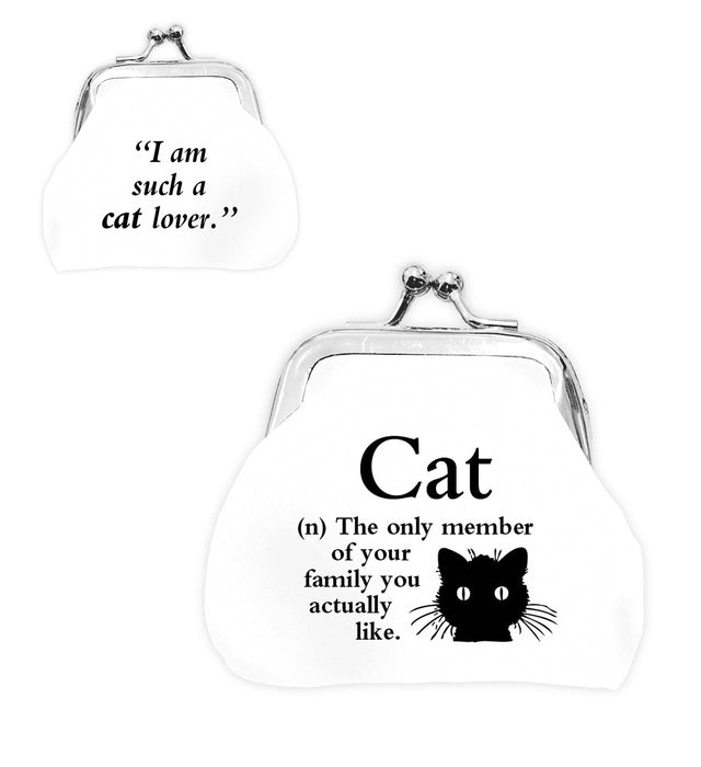 Urban Words Mini Coin Purse Cat - Heritage Of Scotland - CAT