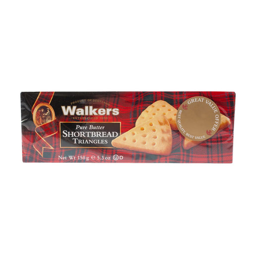 Walkers Triangles Triple Pack Shortbread - Heritage Of Scotland - N/A