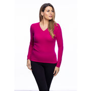 Women's Dunedin Cashmere 100% Cashmere Fuchsia - Heritage Of Scotland - FUCHSIA