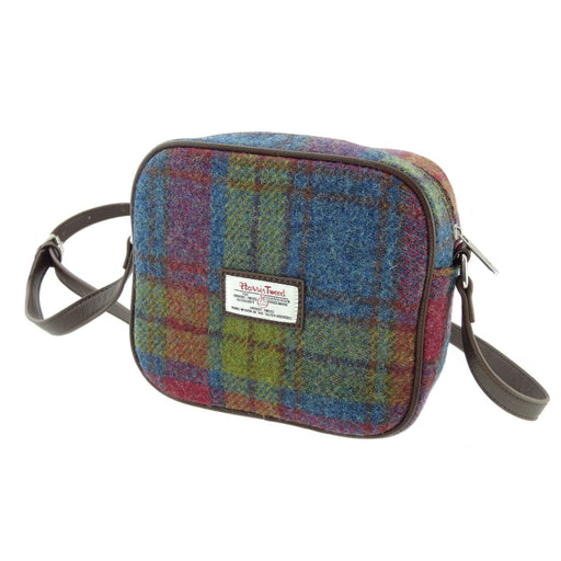 Women's Harris Tweed Almond Mini Bag Multi Colour Tartan - Heritage Of Scotland - MULTI COLOUR TARTAN