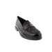Women's Leather Loafer - Heritage Of Scotland - BLACK