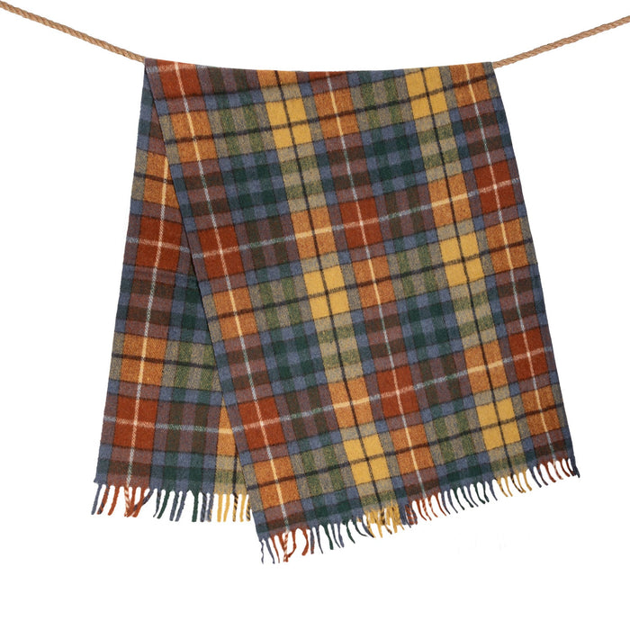 Wool Blend Tartan Knee Blanket Buchanan Ancient - Heritage Of Scotland - BUCHANAN ANCIENT