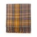 Wool Blend Tartan Knee Blanket Buchanan Natural - Heritage Of Scotland - BUCHANAN NATURAL