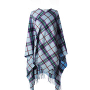 World Peace Tartan Lambswool Long Cape - Heritage Of Scotland - WORLD PEACE TARTAN